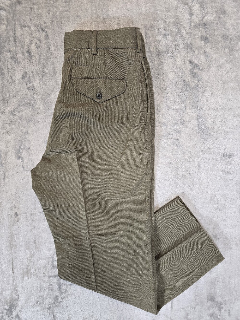 Defence Logistics Agency US Military Wool Blend Trousers Size 33R Fits 30